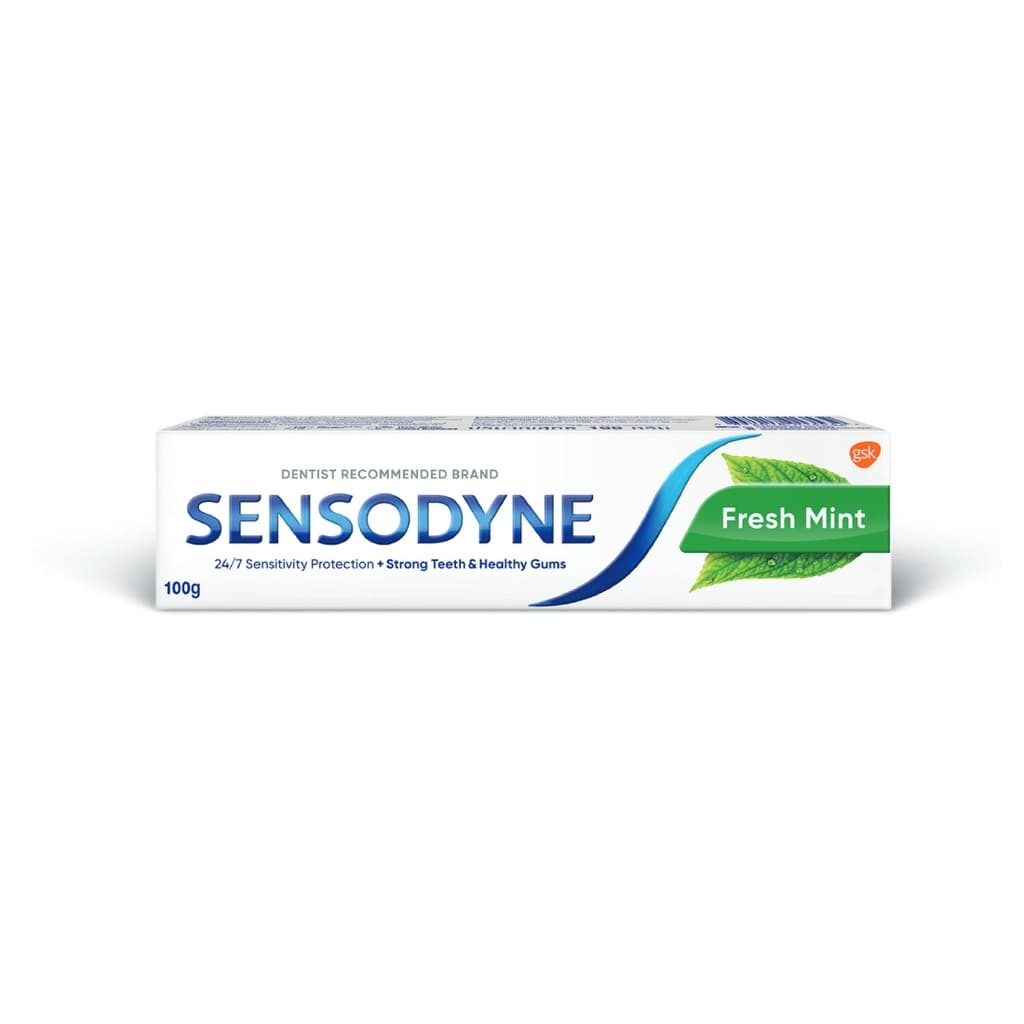 Sensodyne Fresh Mint Toothpaste 100G.