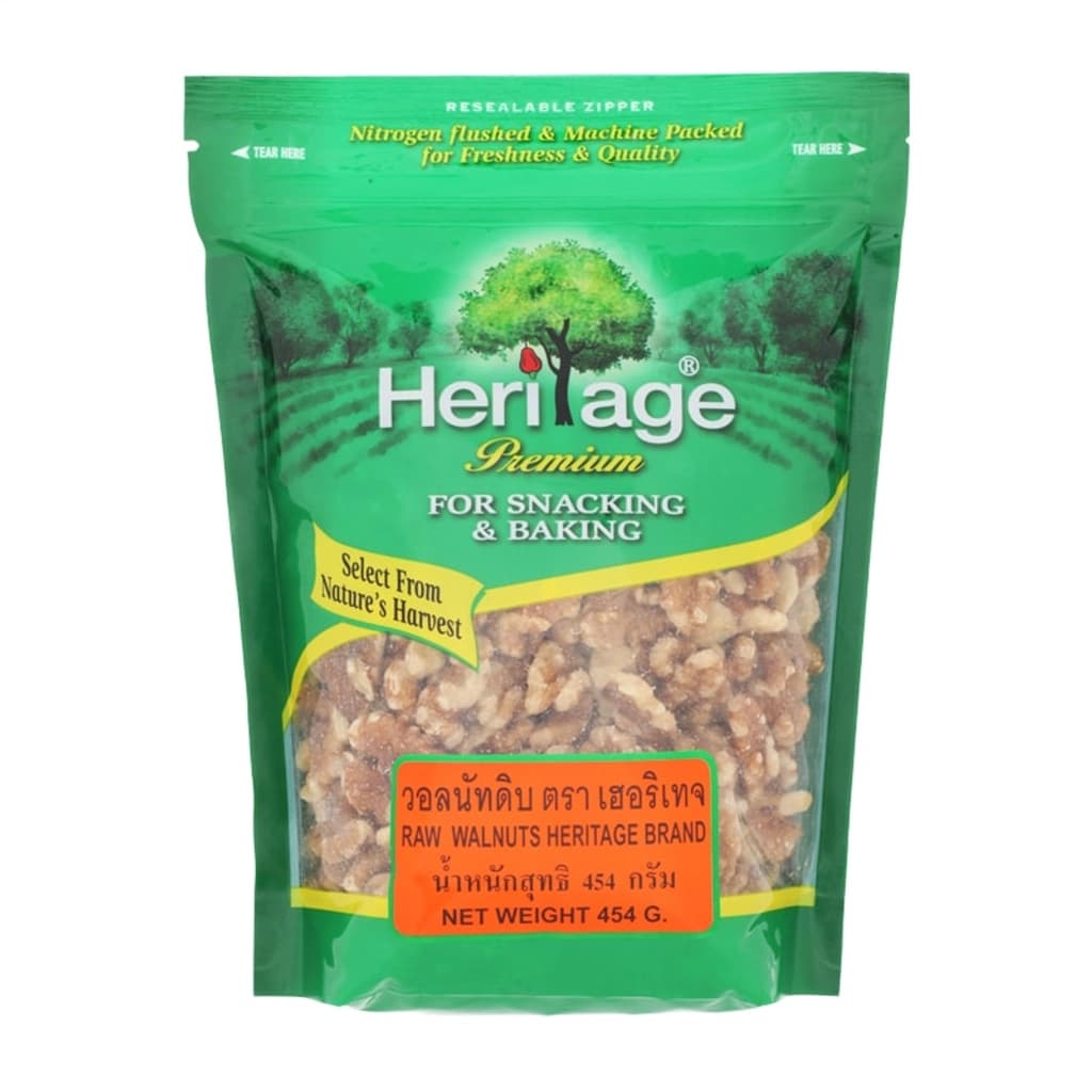 Heritage Raw Walnuts 454G