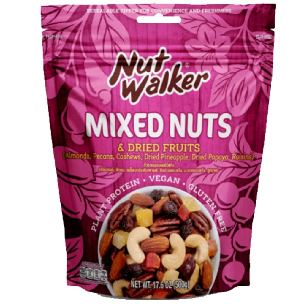 Nut Walker Mixed Nuts with Dried Fruit 500G.