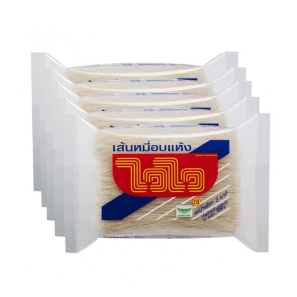 ไวไว เส้นหมี่อบแห้ง 180ก. แพ็ค 5