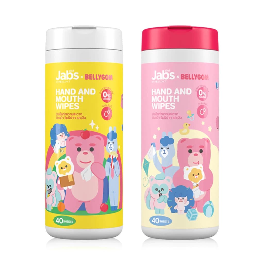 JABS Hand & Mouth Wipes 40s