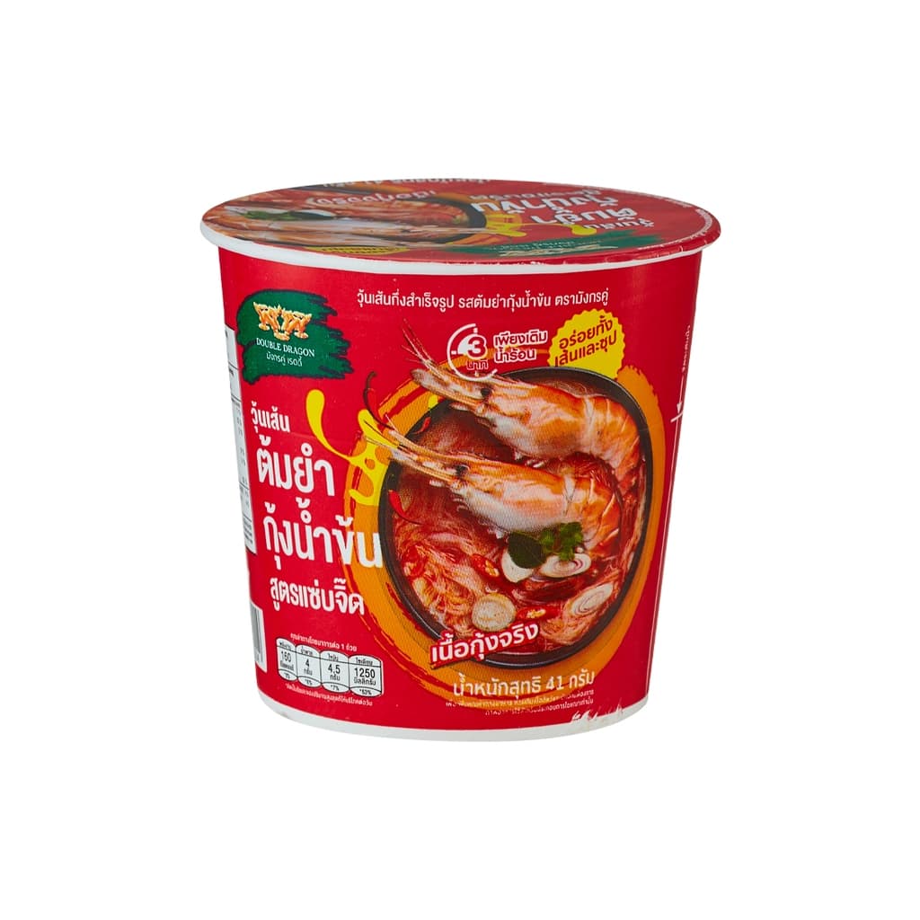 มังกรคู่ วุ้นเส้นคัพรสต้มยำกุ้ง 41ก