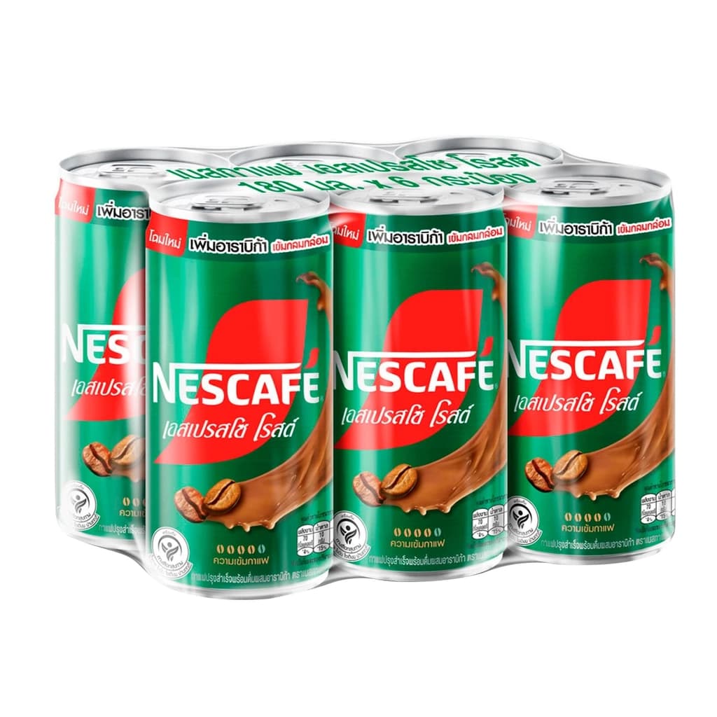 เนสกาแฟพร้อมดื่ม เอสเพรสโซ่ แพ็ค 6 170มล.