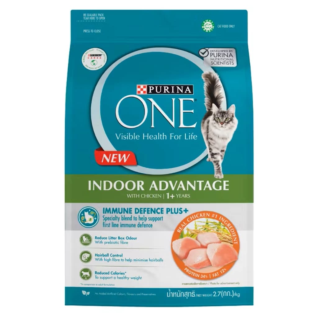 Purina One Adult Cat Food Indoor Advantage 3KG.
