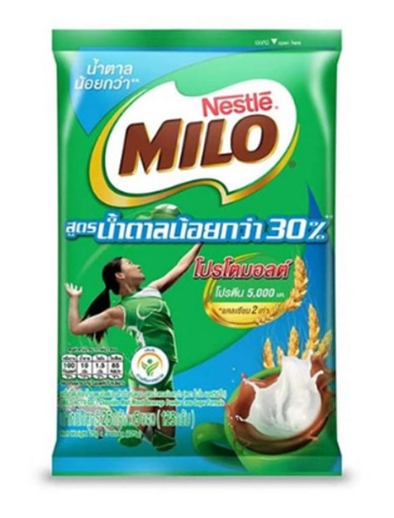 ไมโล แอคทีฟโก3IN1สูตรน้ำตาลน้อย 125G.