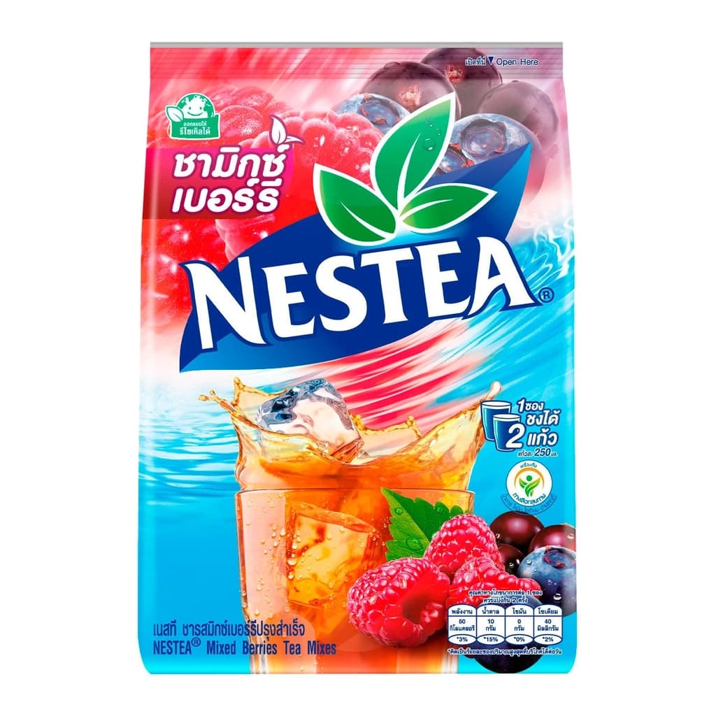 เนสที ชารสมิกซ์เบอร์รี่ปรุงสำเร็จ 225ก. แพ็ค 18