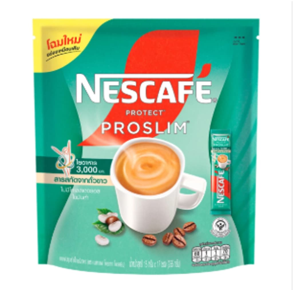 Nescafe Protect Proslim Coffee Mix Powder 15G. Pack 17sachets