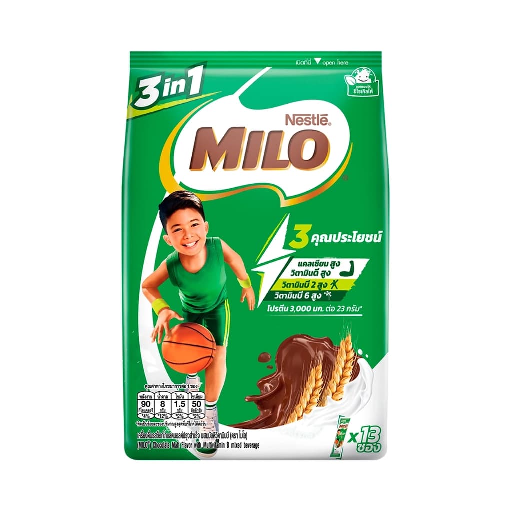 ไมโล แอคทิฟ-โก 3อิน1 แพ็ค 13x23 กรัม