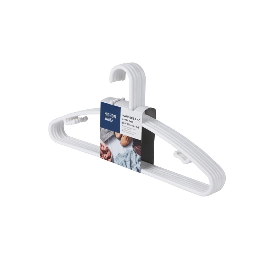 กูร์เมต์ ไม้แขวนเสื้อ 6ชิ้น