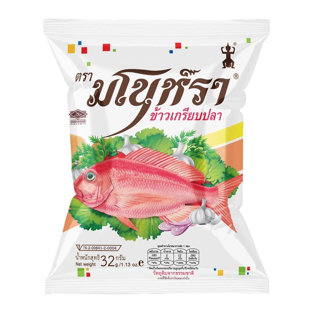 มโนห์รา ข้าวเกรียบปลาทอด32G.