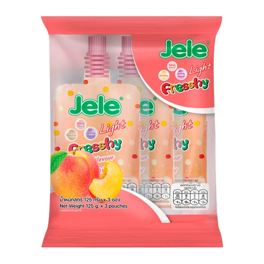 Jele Light Fresshy Peach Flavor 3*125ML
