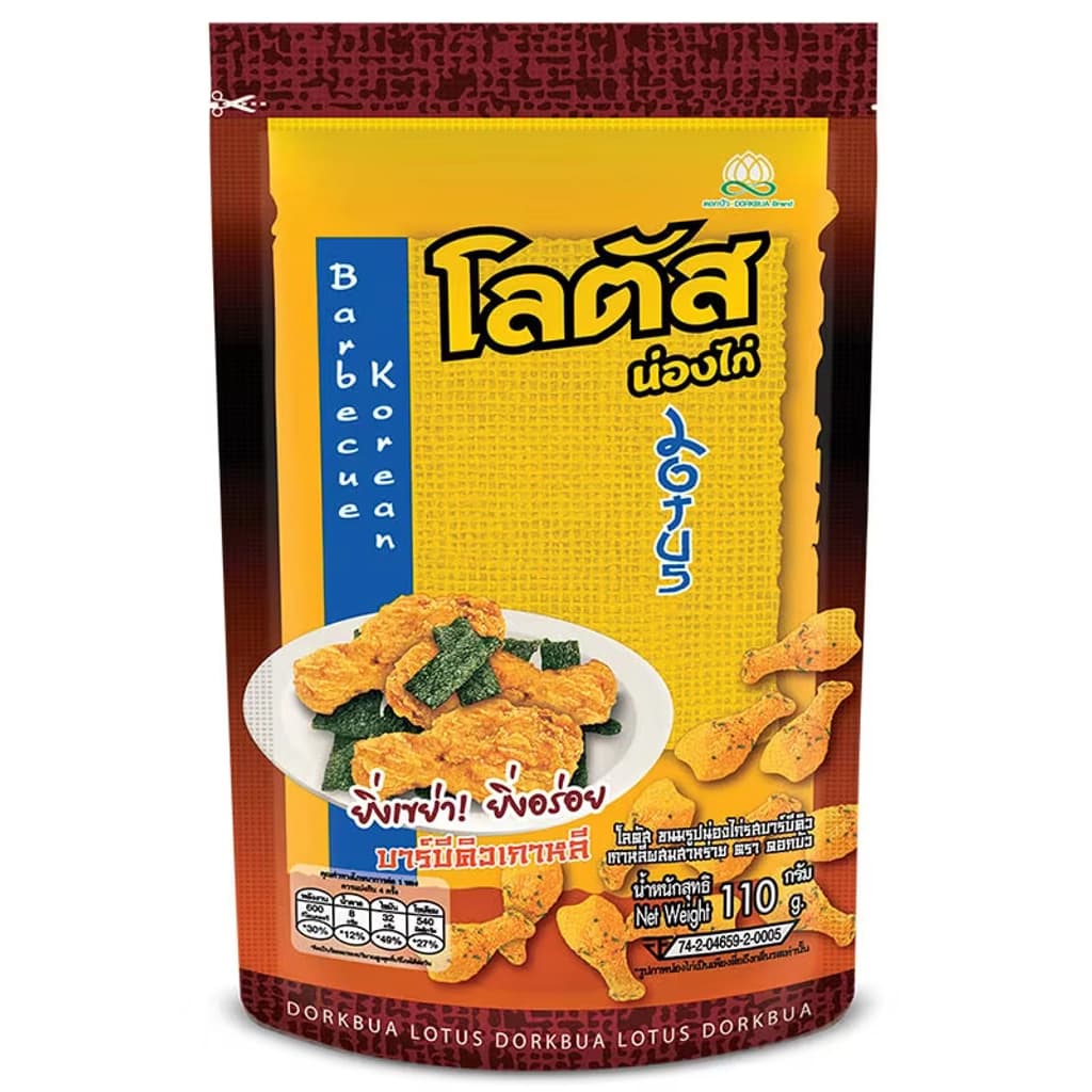 โลตัสน่องไก่บาร์บีคิวเกาหลี 110 กรัม