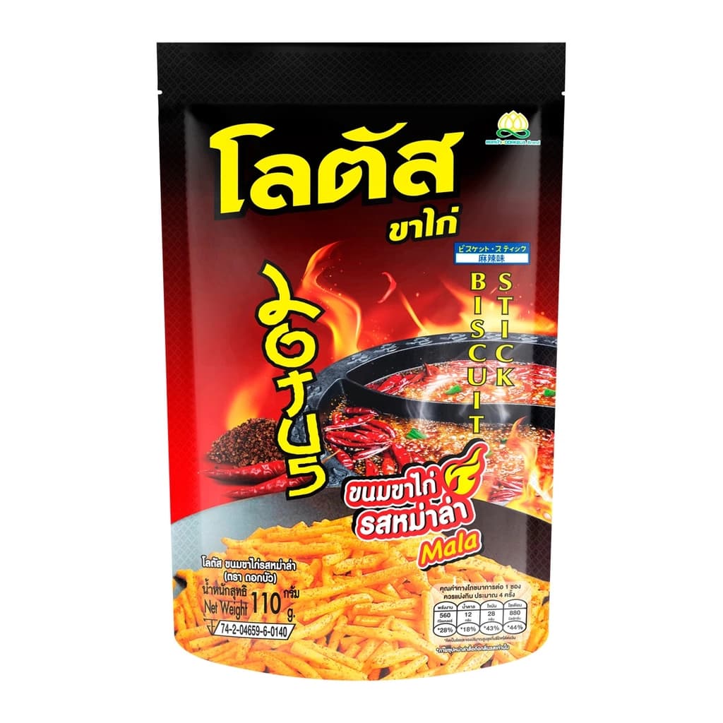 โลตัสขาไก่ รสหม่าล่า 110กรัม