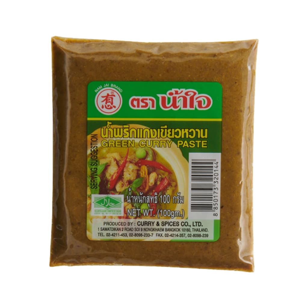 น้ำใจ พริกแกงเขียวหวาน 100ก.