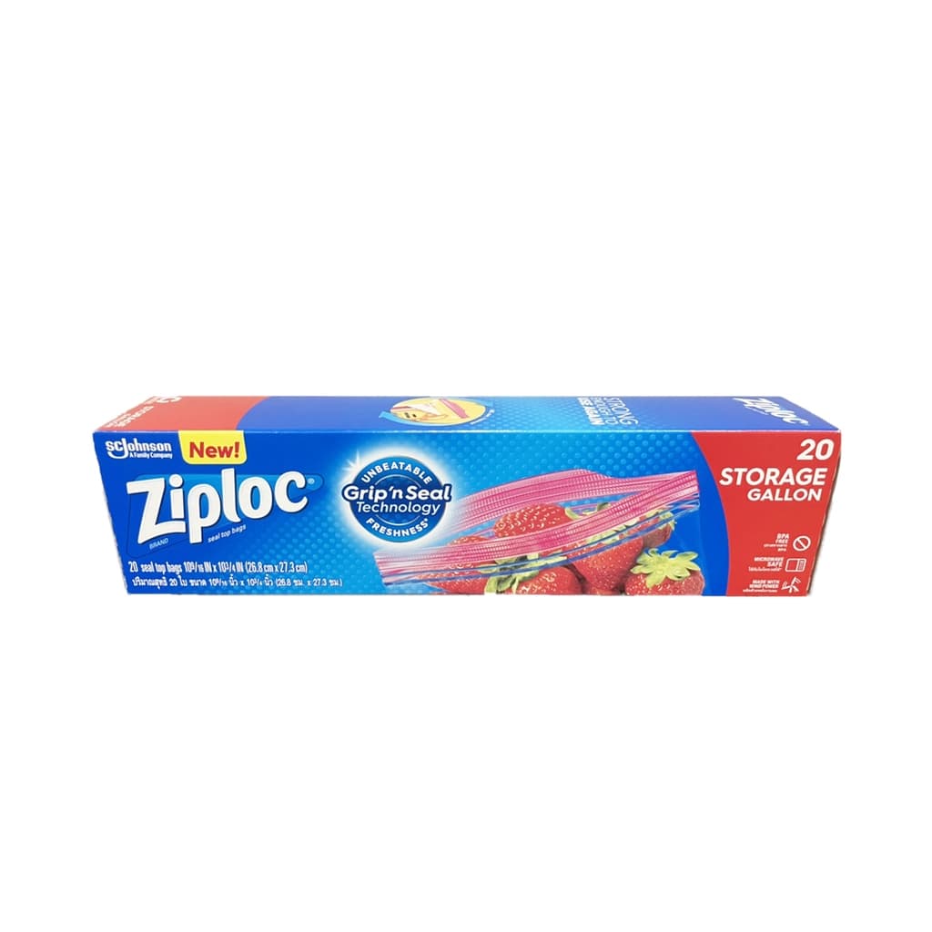 Zip Lock Bags 10X11INC. Pack 20