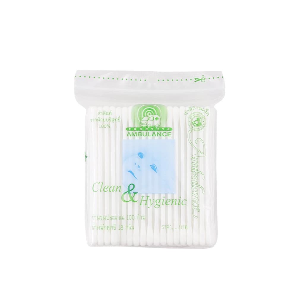 Ambulance Cotton Buds For Baby 100PCS.