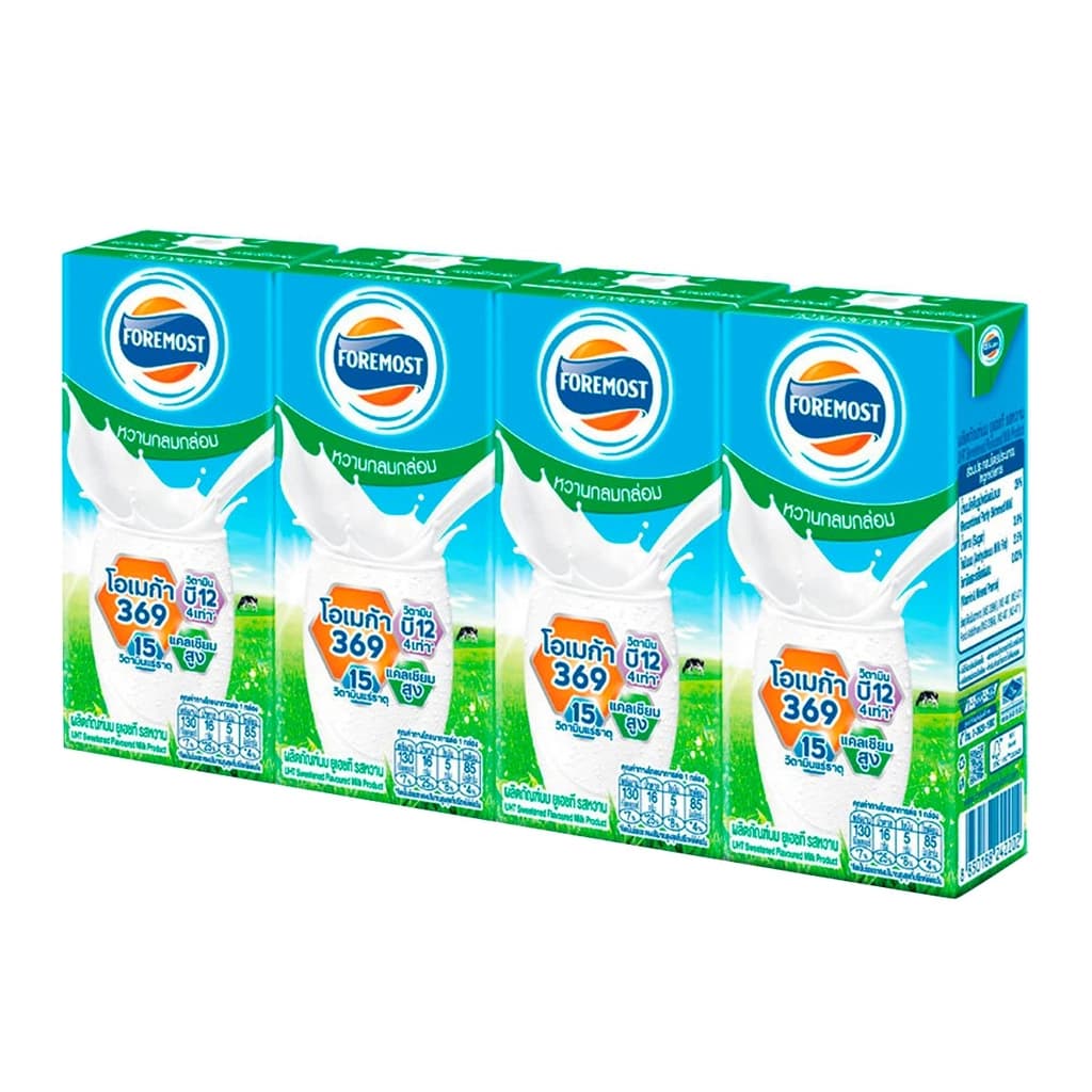 โฟร์โมสต์ นมปรุงแต่งUHTรสหวาน 4X180ML.