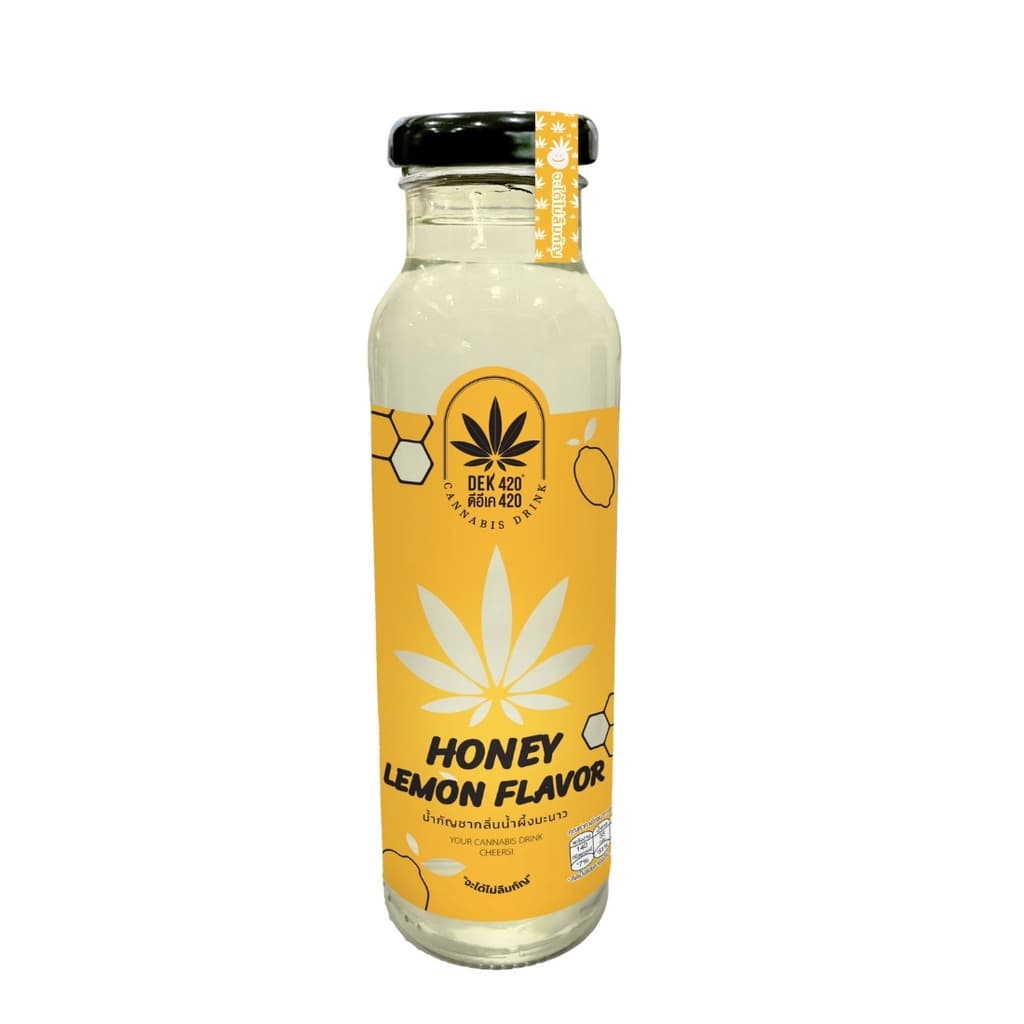 Dek420 Cannabis Drink With Honey Lemon 250ML.