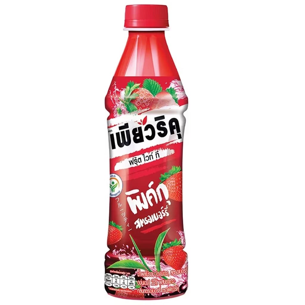 เพียวริคุ น้ำชาขาวรสสตรอเบอร์รี่ 350ML.