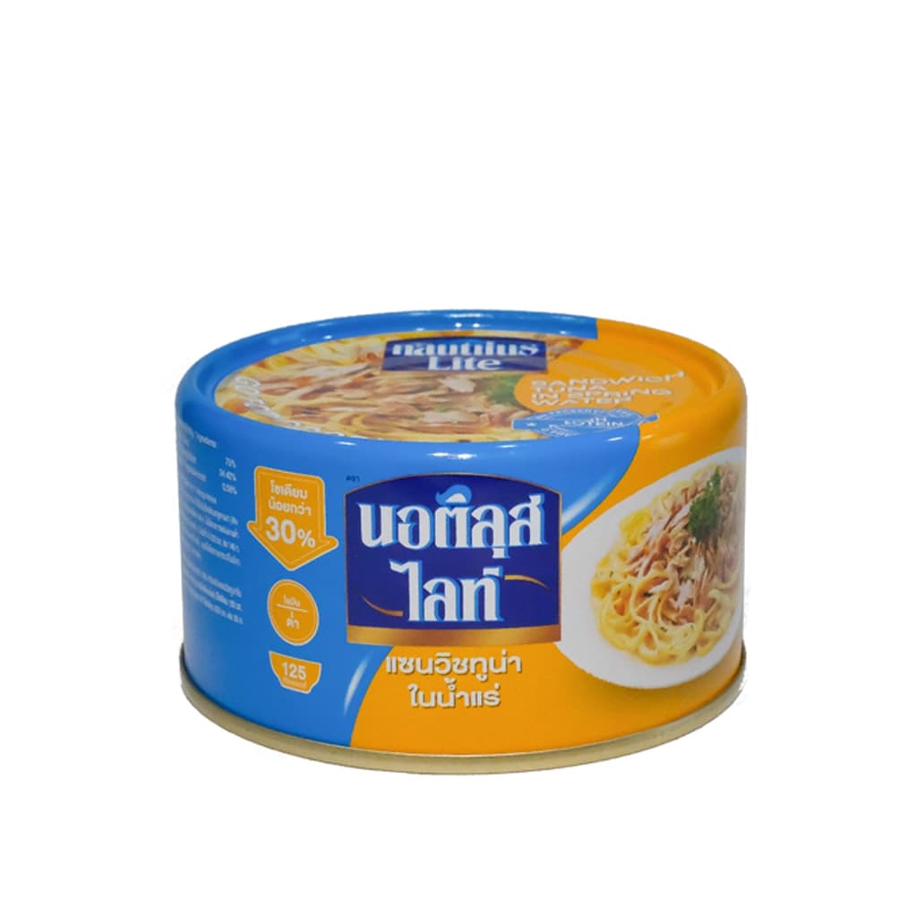 Nautilus Lite Sandwich Tuna Flakes in Spring Water 165G.