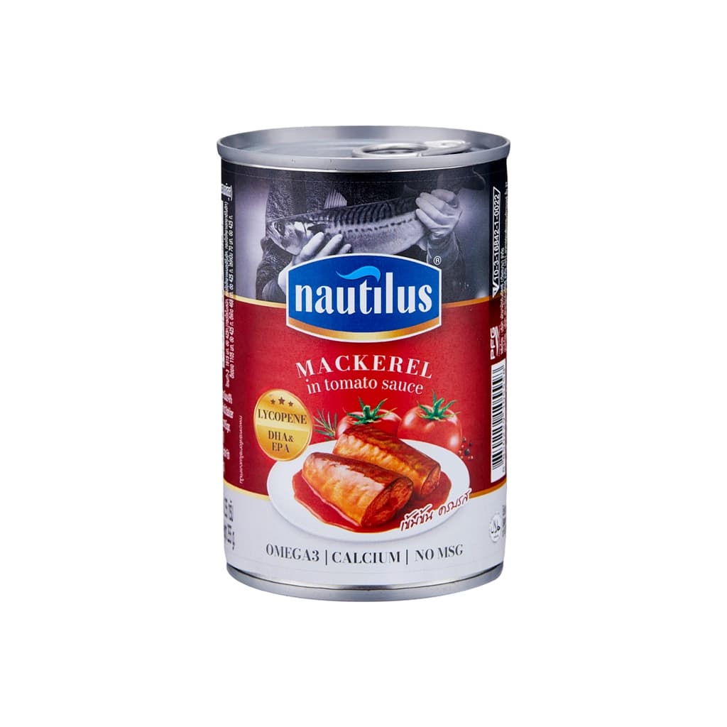 Nautilus Mackerel In Tomato Sauce 425G.