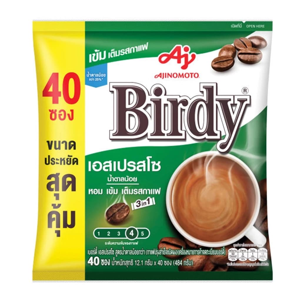 เบอร์ดี้ 3IN1 เอสเปรสโซ่  แพ็ค 40 ซอง