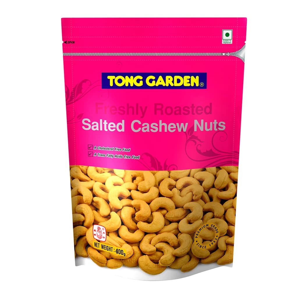 Tong Garden Salted Cashew Nuts 400G.
