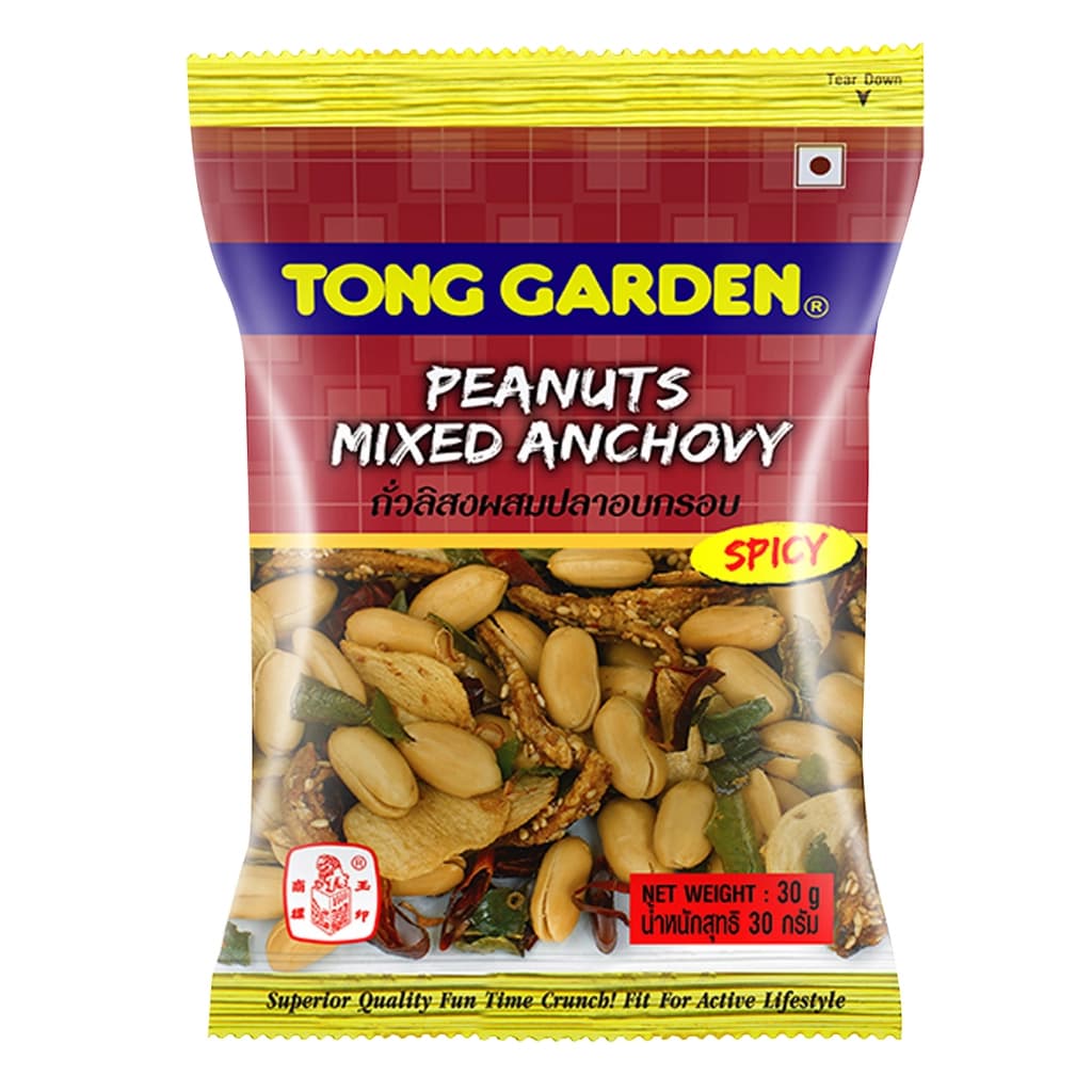 Tong Garden Peanut Mixed Anchovy 30G.