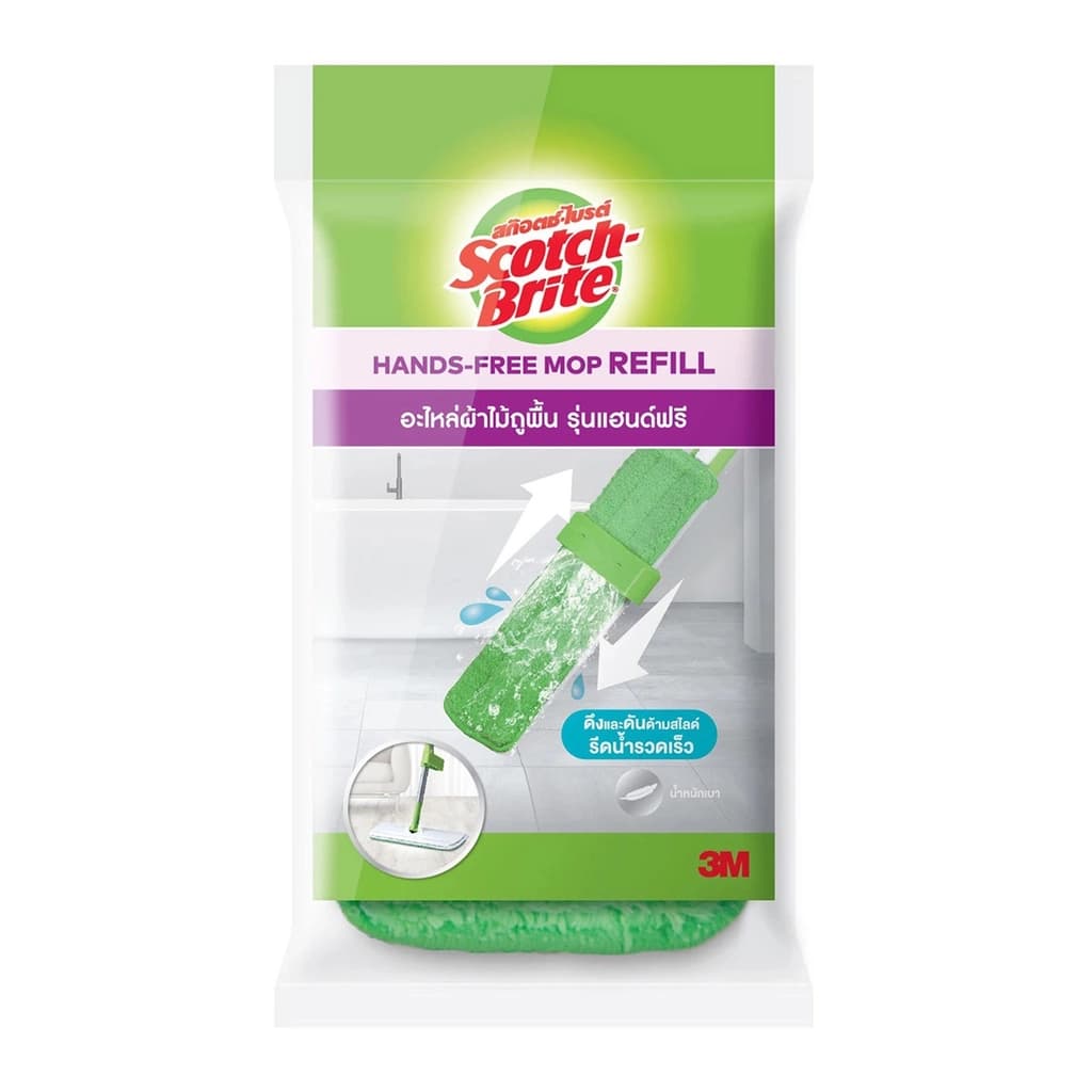 3M อะไหล่ผ้าไม้ถูพื้น รุ่นแฮนด์ฟรี