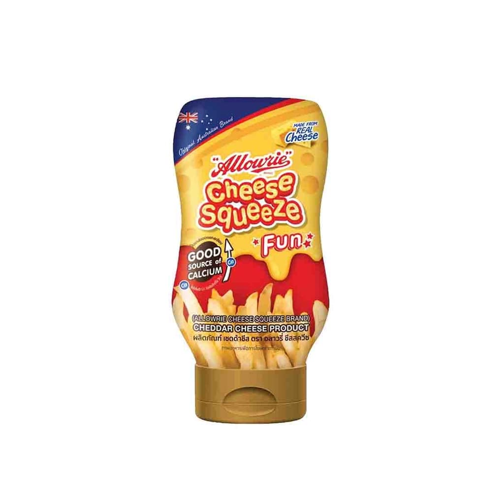 Allowrie Cheddar Cheese Squeeze 200G.