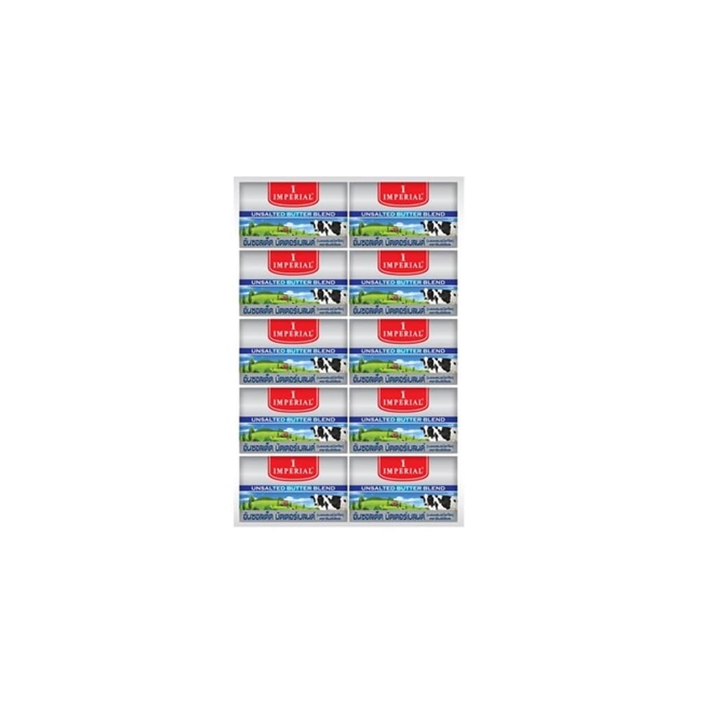 Imperial  Unsalted Butter 10G. Pack 10