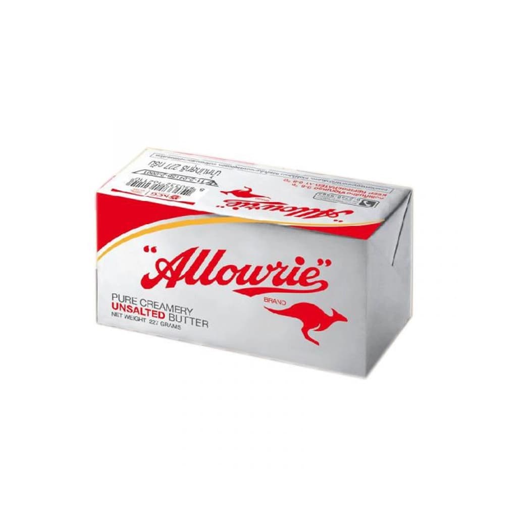 Allowrie Unsalted Butter 227G.