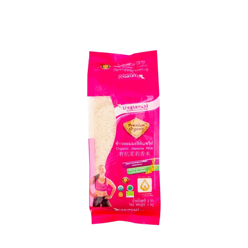 Maboonkrong Jasmine Rice Organic Fairtrade 1KG.