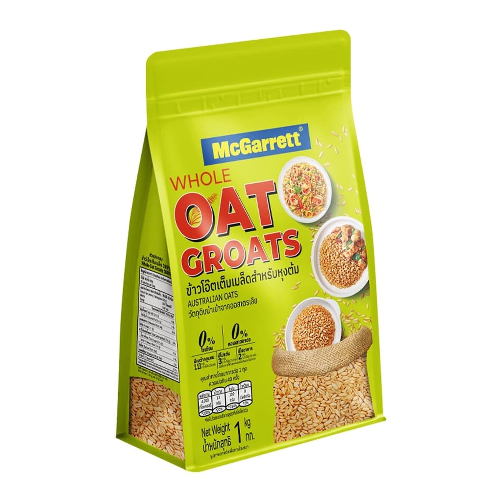 แม็กกาแรต ข้าวโอ๊ตเต็มเมล็ด 1 กก.