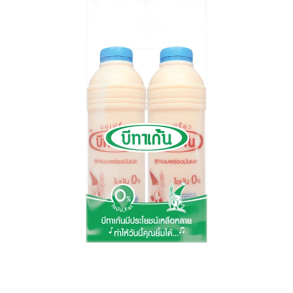 บีทาเก้น นมเปรี้ยวพาสเจอร์ไรส์พร่องมันเนย 700มล. แพ็ค 2