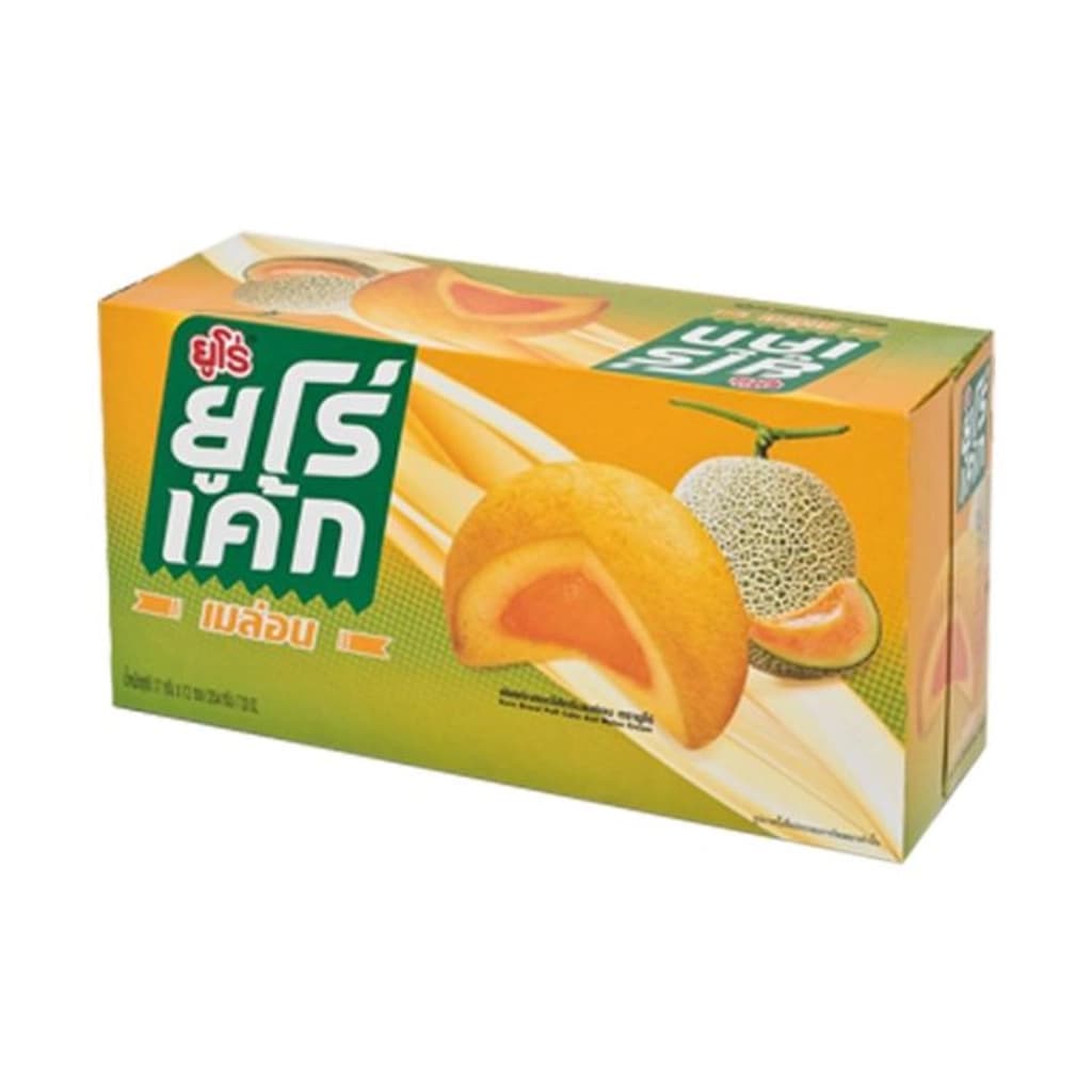 ยูโร่ เค้กพัฟเค้กสอดไส้ครีมเมล่อน 24ก.