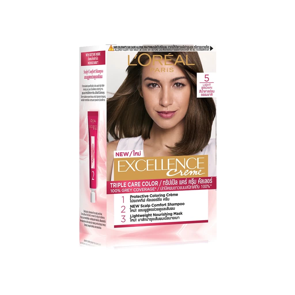 Loreal Paris Excellence Creme Color No.5 Light Blonde 172ML.