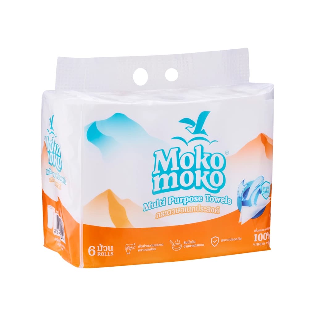 MOKO MOKO MULTI PURPOSE TOWEL 6 ROLLS