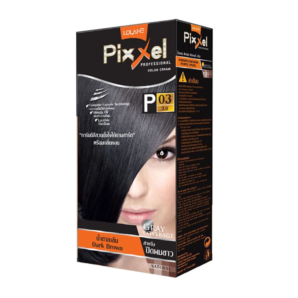โลแลน ครีมโกรกสีผมP.03น้ำตาลเข้ม 50G.