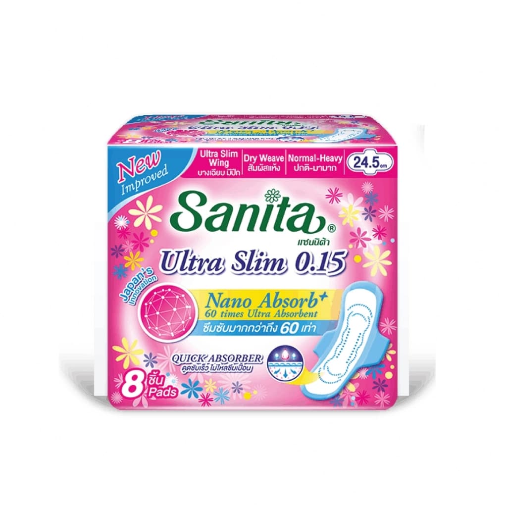 Sanita Ultra Thin Wing 8PCS.