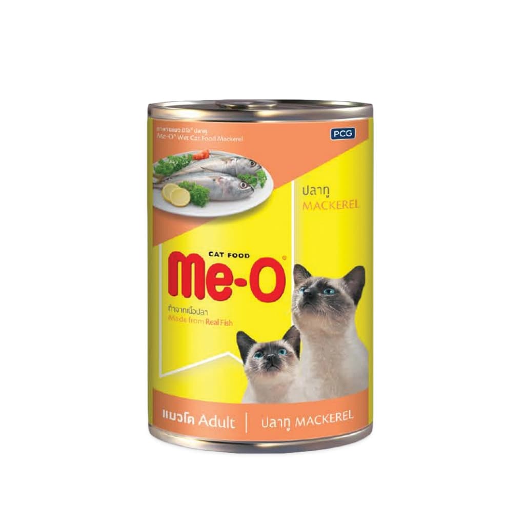 มีโอ อาหารเปียกแมวแบบกระป๋องสูตรปลาทู 400ก.