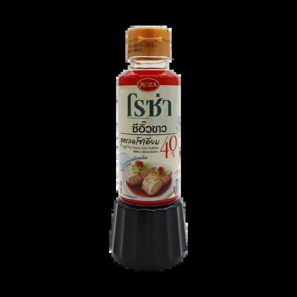 โรซ่า ซีอิ๊วขาวสูตรลดโซเดียม40% 200มล.