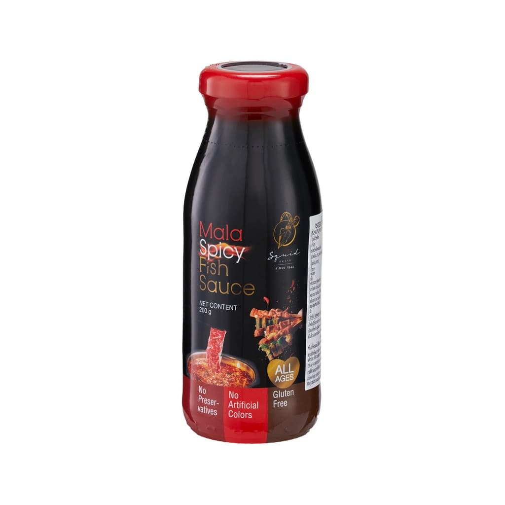 SQUIDBRAND MALA SPICY FISH SAUCE 200G.