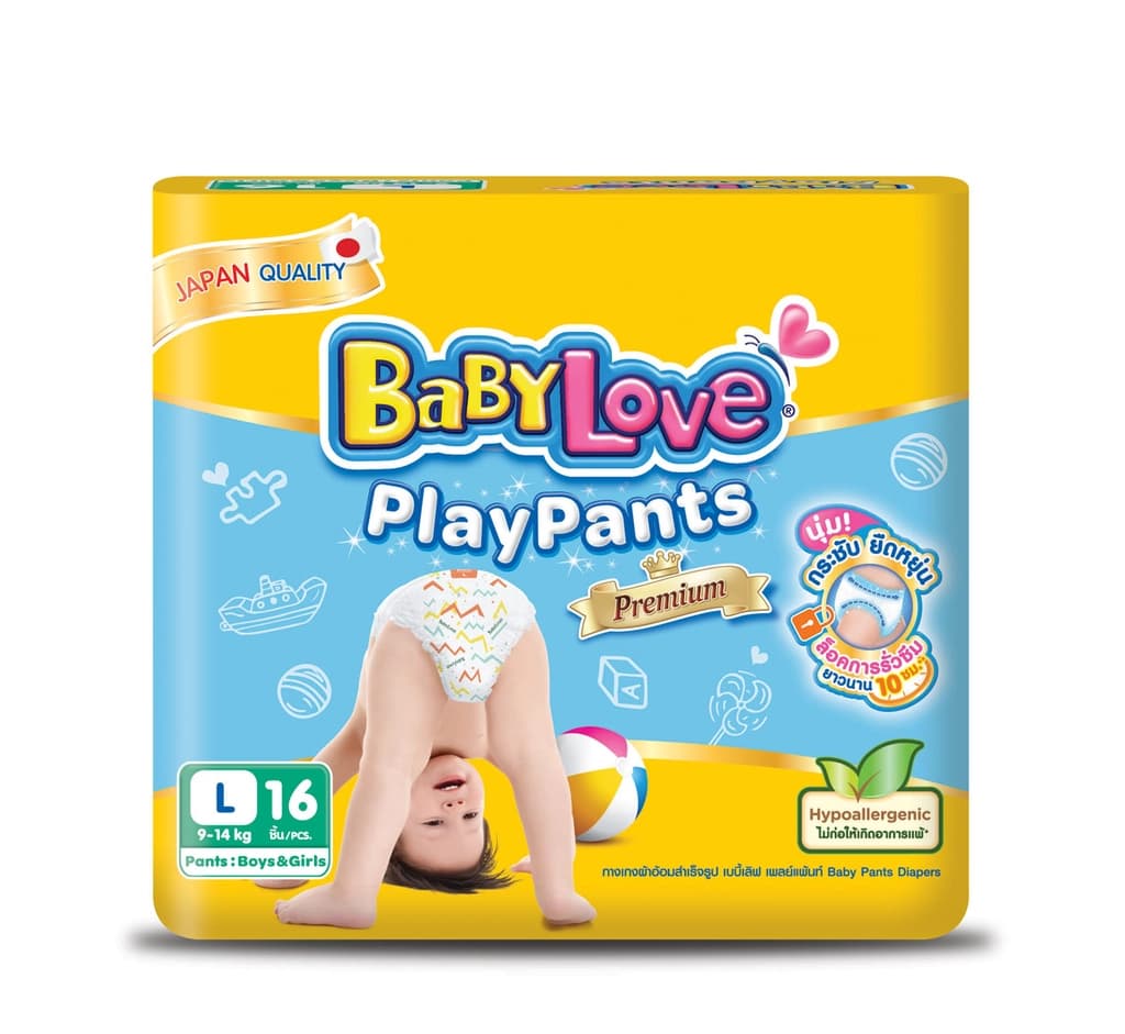 BabyLove PlayPants Premium Size L 16PCS.