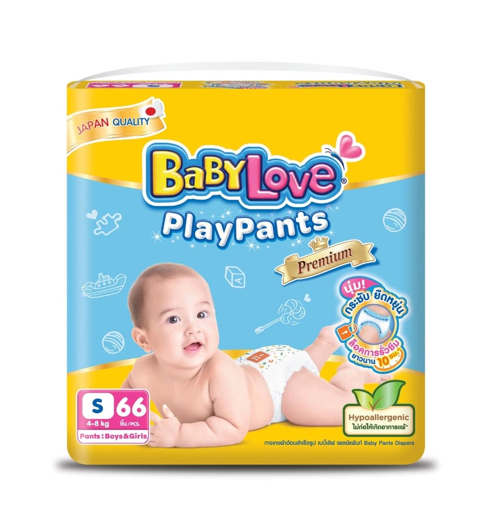 BabyLove PlayPants Premium Size S 66PCS.