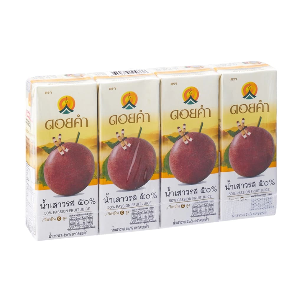 ดอยคำ น้ำเสาวรส50% 200มล.แพ็ค 4