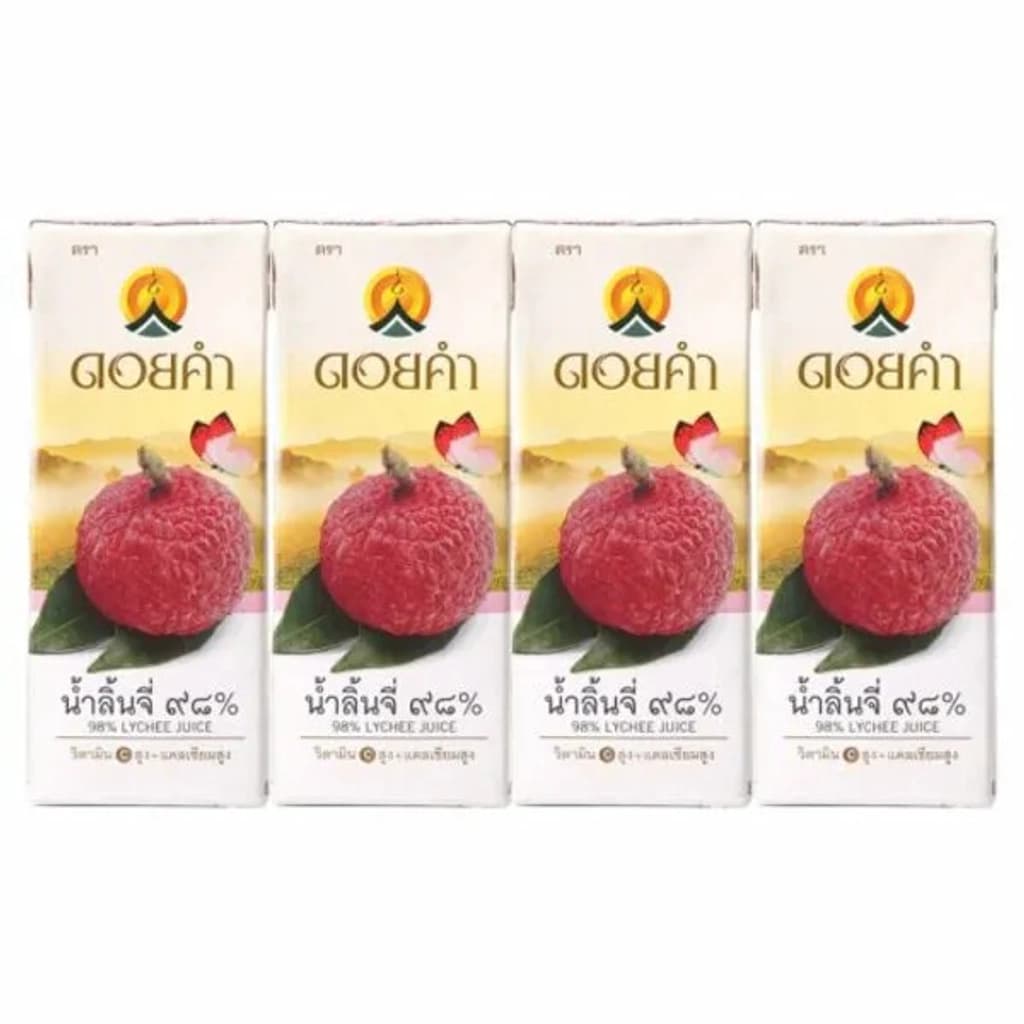 Doikham Lychee Juice 4X200Ml.