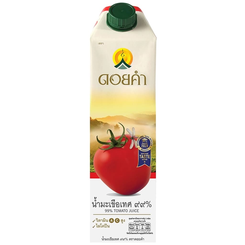 Doi Kham Tomato Juice 99percent 1000ML.