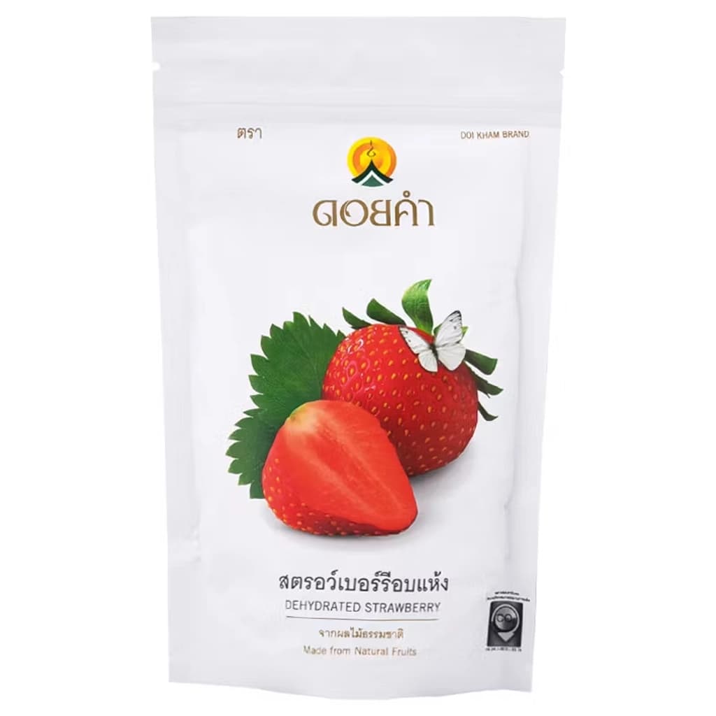 Doi Kham Dried Strawberry 140G.