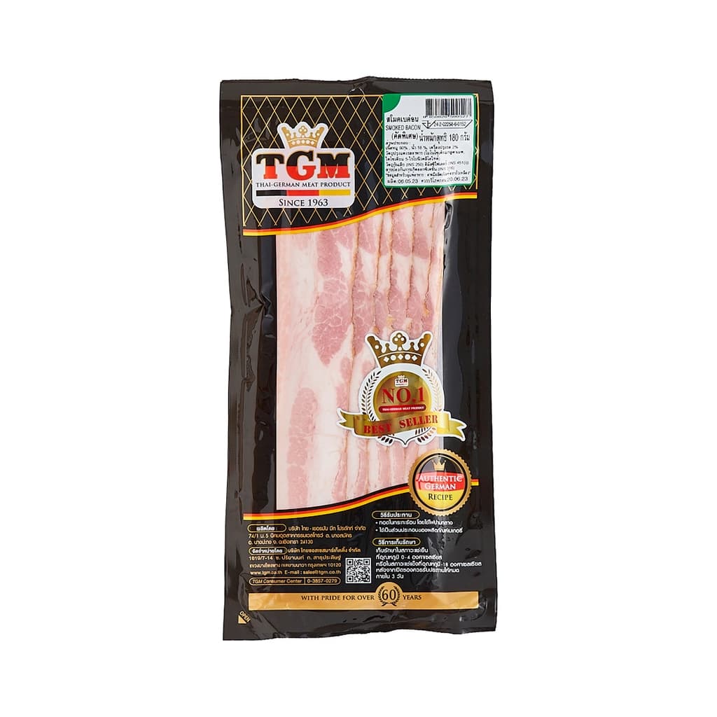 TGM SMOKED BACON180G.